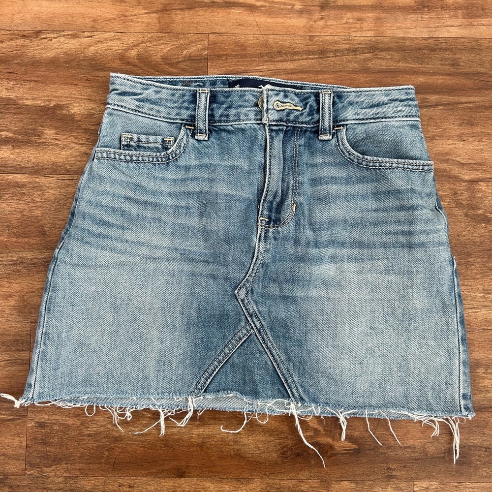 Hollister short denim mini skirt